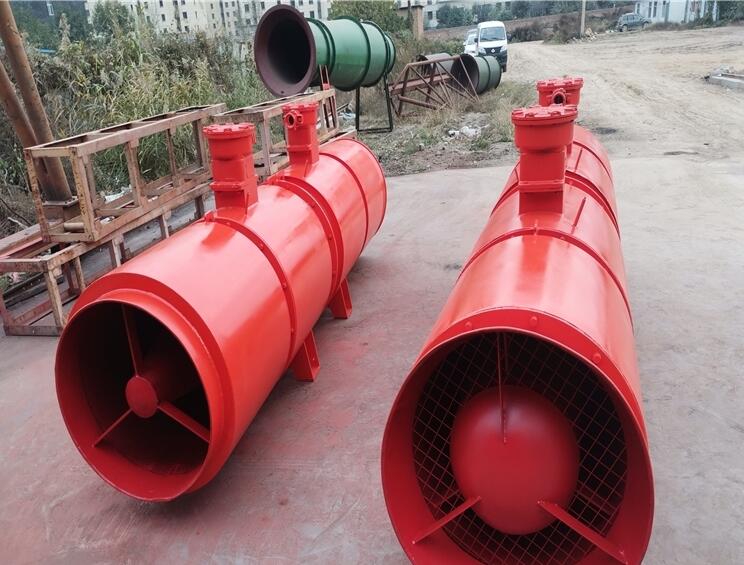 隧道風機隧道專用低噪音防爆型對旋軸流壓入式通風機